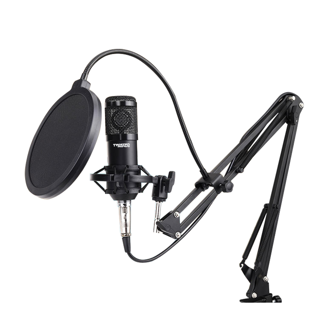 Twisted Minds W104 Professional Gaming USB Condenser Microphone – Black - TM-W104