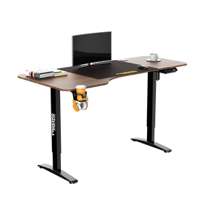 مكتب ألعاب على شكل حرف T من تويستد مايندز، قابل لتعديل الارتفاع كهربائياً - يسار 