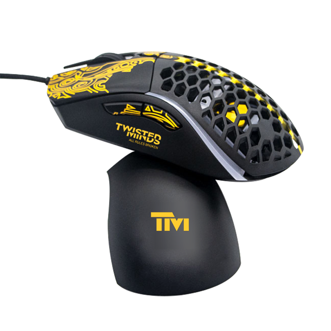Twisted Minds COOLKNIGHT Wired 12000 DPI Gaming Mouse RGB - Black - TM-COOLKNIGHT