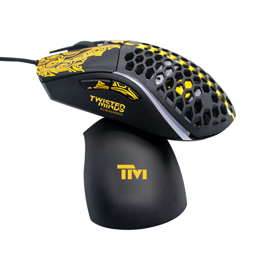 Twisted Minds COOLKNIGHT Wired 12000 DPI Gaming Mouse RGB - Black - TM-COOLKNIGHT