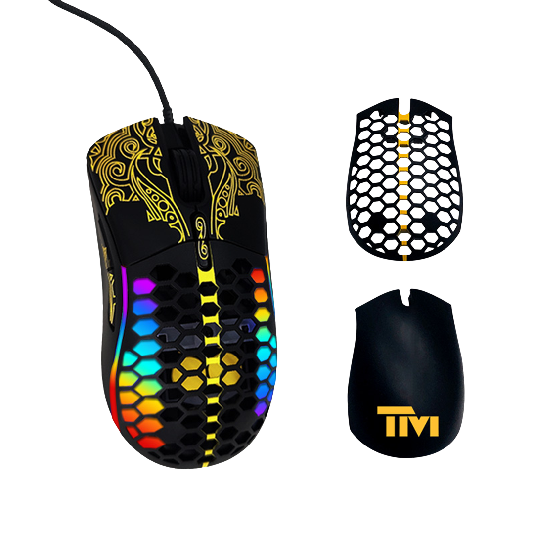 Twisted Minds COOLKNIGHT Wired 12000 DPI Gaming Mouse RGB - Black - TM-COOLKNIGHT
