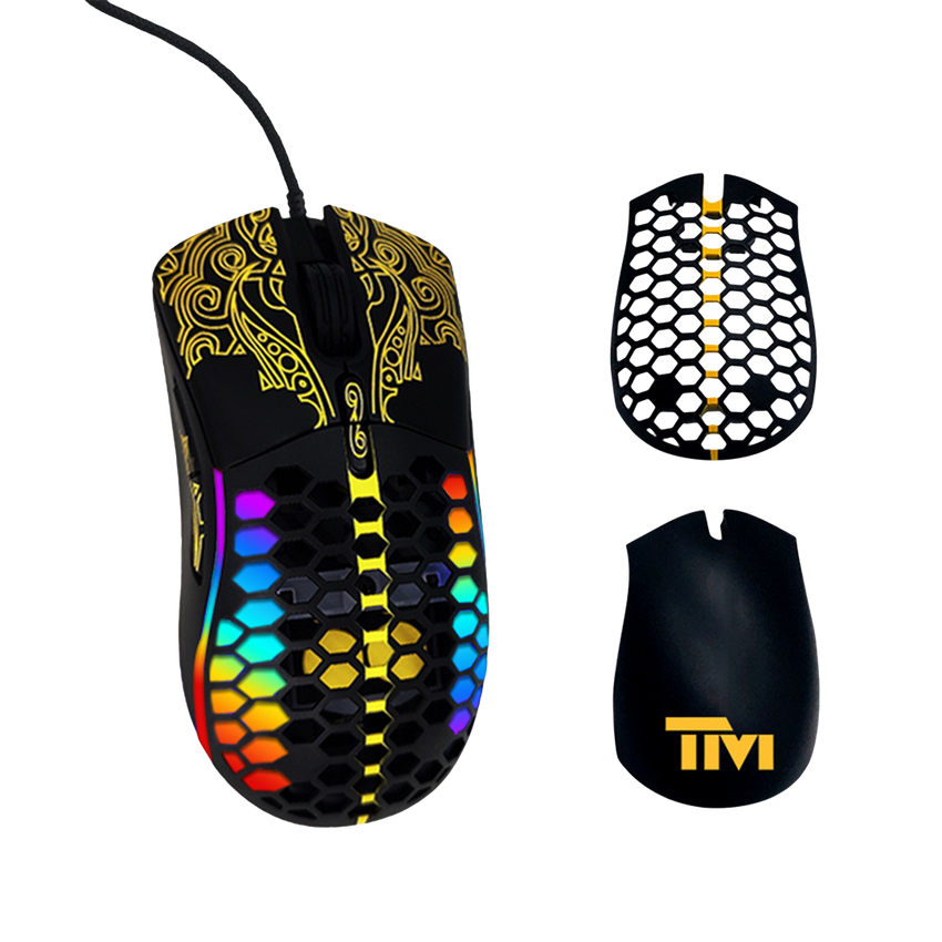 Twisted Minds COOLKNIGHT Wired 12000 DPI Gaming Mouse RGB - Black - TM-COOLKNIGHT