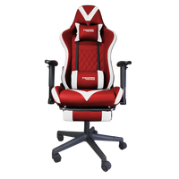 Twisted Minds Easy Gaming Chair - White/Red