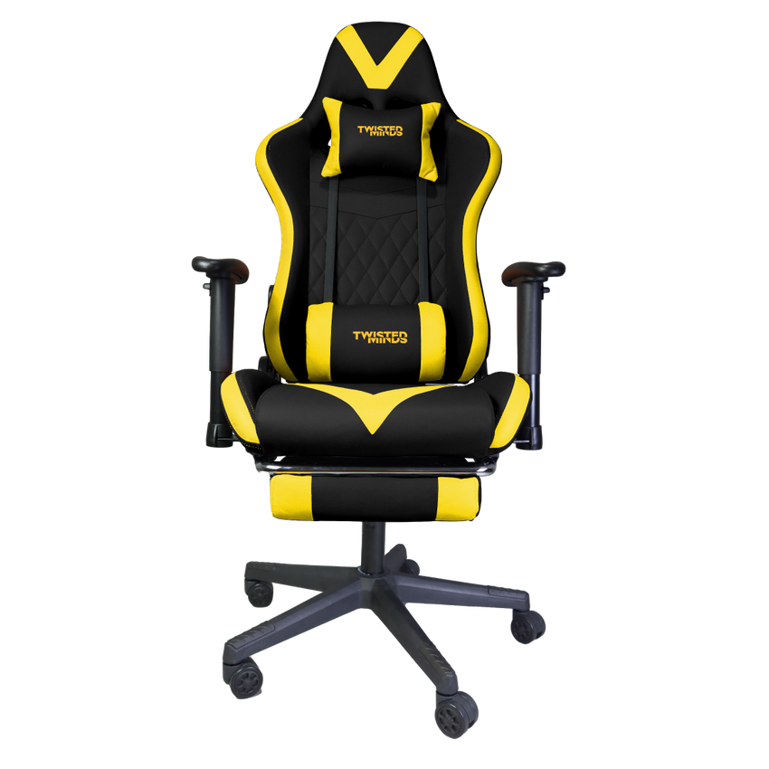 Twisted Minds Easy Gaming Chair - Black/Yellow