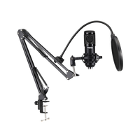 ميكروفون تويستد مايندز W104 الاحترافي للألعاب، مكثف USB - أسود - TM-W104