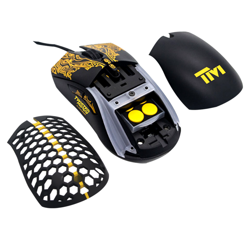 Twisted Minds COOLKNIGHT Wired 12000 DPI Gaming Mouse RGB - Black - TM-COOLKNIGHT