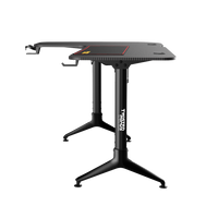 مكتب ألعاب على شكل حرف Y من تويستد مايندز، بنسيج ألياف الكربون - يسار 