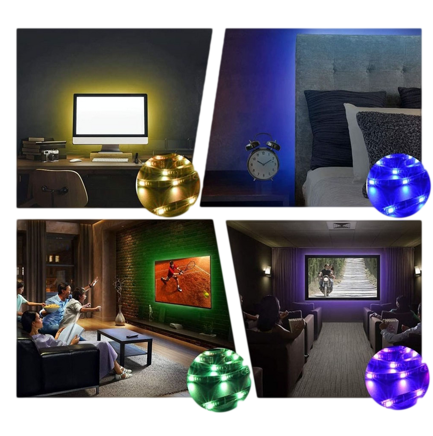 Twisted Minds Gaming Monitor/Tv RGB LED Strip WIFI - 2M