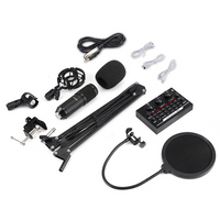 ميكروفون تويستد مايندز W104 الاحترافي للألعاب، مكثف USB - أسود - TM-W104